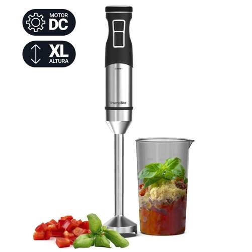 Batidora Universal Blue 7230XL - 2300 W, DC, Pie XL, 9 Velocidaes, Negro, Inox