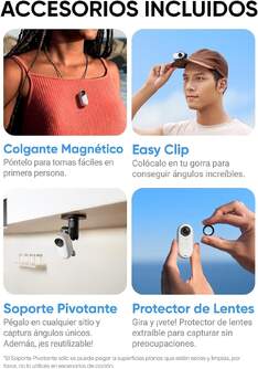 CAMARA INSTA360 GO 3 64GB 2.7K POV