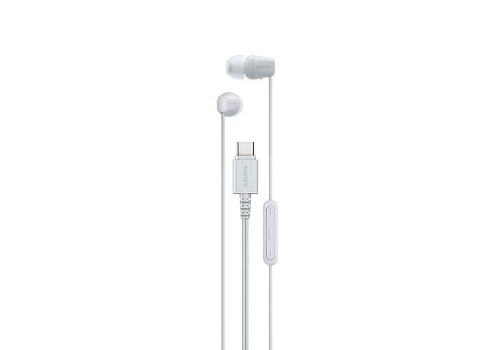 Auriculares Sony IEREX15CW - In Ear, Cable USB-C 1,2m, con micr&oacute;fono, blanco