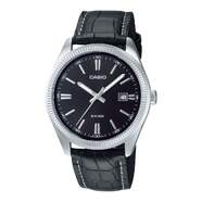 Reloj Casio Collection Hombre MTP-1302PL-1AVEF - Esfera anal&oacute;gica, plata y negro, correa de piel