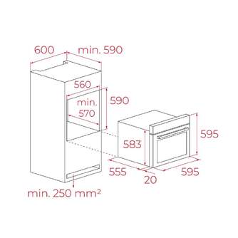 HORNO TEKA HCB6375P 71L GT PIROL INOX 111020103