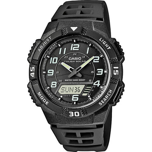 Reloj Casio Collection Hombre AQ-S800W-1BVEF - Correa y esfera negras, calendario, 10 años bateria