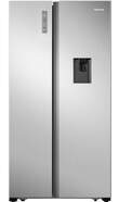 Frigor&iacute;fico Americano Hisense RS677N4WCD - 178 x 92 cm, 643 L, Clase D, No Frost, Inox