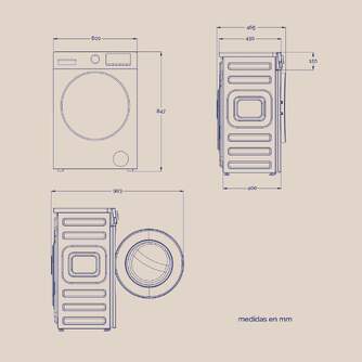 LVD. ARTICA AAQUALINE61200AB 6 K 1200R BCO VAPOR