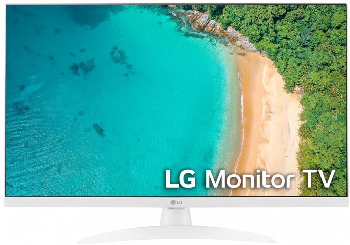 TV Monitor LG 27" LED 27TQ615SWZ - Full HD, Smart TV, Wi-Fi integrado, WebOS 24, 10 W, Blanco