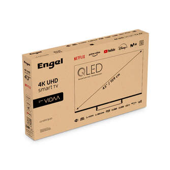 TV ENGEL 43%%%quot; LE4395QLED UHD SMART TV HOTEL PEANA