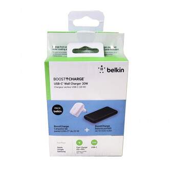 PACK BELKIN CARGADOR USB C DE 20W POWERBANK 10000