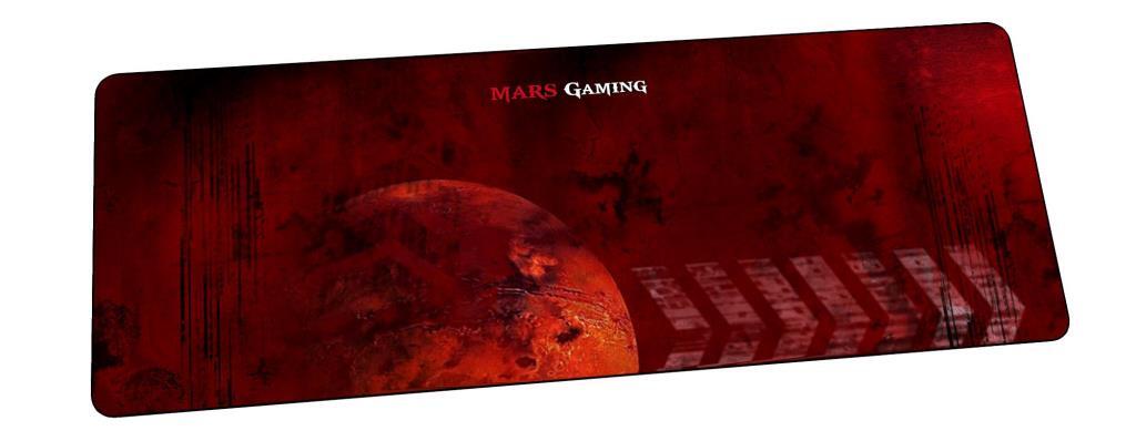 Alfombrilla Escritorio Mars Gaming MMP2 - 88x33cm, Base Caucho