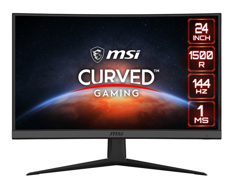 Monitor 24" Gaming MSI Optix G24C6 - Full HD Curvo, 144hz 1ms