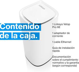 SISTEMA WIFI MESH LINKSYS MX6201KE 6GHZ/5,4GB/S