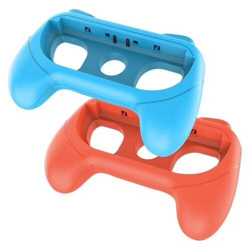 Grips X2 Blackfire - Para mandos Joy-Con de Nintendo Switch 2, Rojo y azul