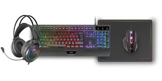 TECLADO RATON AURICULAR ALFOMBRILLA MARS GAMING N