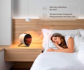 CALEFACT. ARTICA ATVCER1500B 1500W CERAMICO BCO