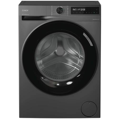 Lavadora Candy BR48SBLGS - 8 kg, 1400 rpm, Clase A-10%, Wi-Fi, 16 Programas, Antracita