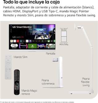 MONITOR LG 32%%%quot; 32G810SAW W SWING 4K MANDO SOPORTE