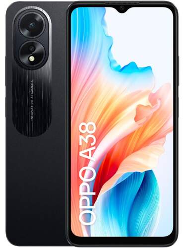 Smartphone Oppo A38 - 4/128 GB, 6,56", Negro