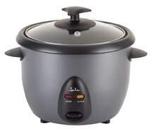 Arrocera Jata AR393 - Extraible, 1 L, 2 funciones, 400 W, Gris
