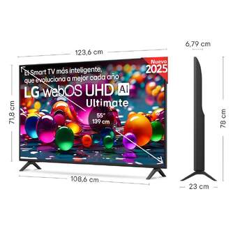 TV LG 55%%%quot; 55UA75006LA UHD ALFA7 WEBOS25 HDR10/HLG