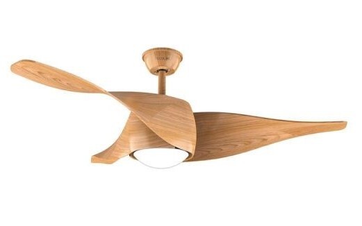 Ventilador de techo Cecotec Energy Silence Aero 5290 8473 - Motor DC, 40 W, luz LED, Aspas de madera