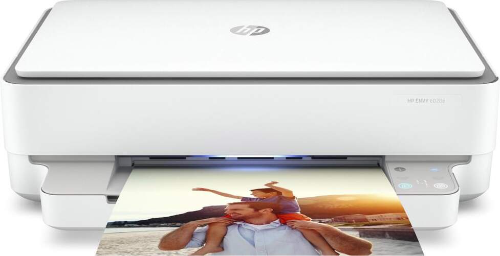Impresora Multifunción HP Envy 6020e - 10 ppm, Blanco/Negro - Color
