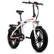 Bicicleta El&eacute;ctrica Youin You-Ride Dubai BK1600O Blanca - 250W 36V 10 Ah, 20'', 35-45km, Plegable