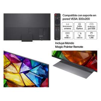 TV LG 65%%%quot; 65MRGB87B6B UHD MICRORGB A8 144HZ W26