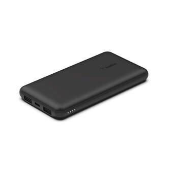POWERBANK BELKIN 10000mAh 2xUSB A 1xUSB C 15W NEGR