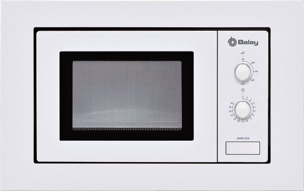 Microondas Integrable Balay 3WMB1918 - 800W, 17 litros