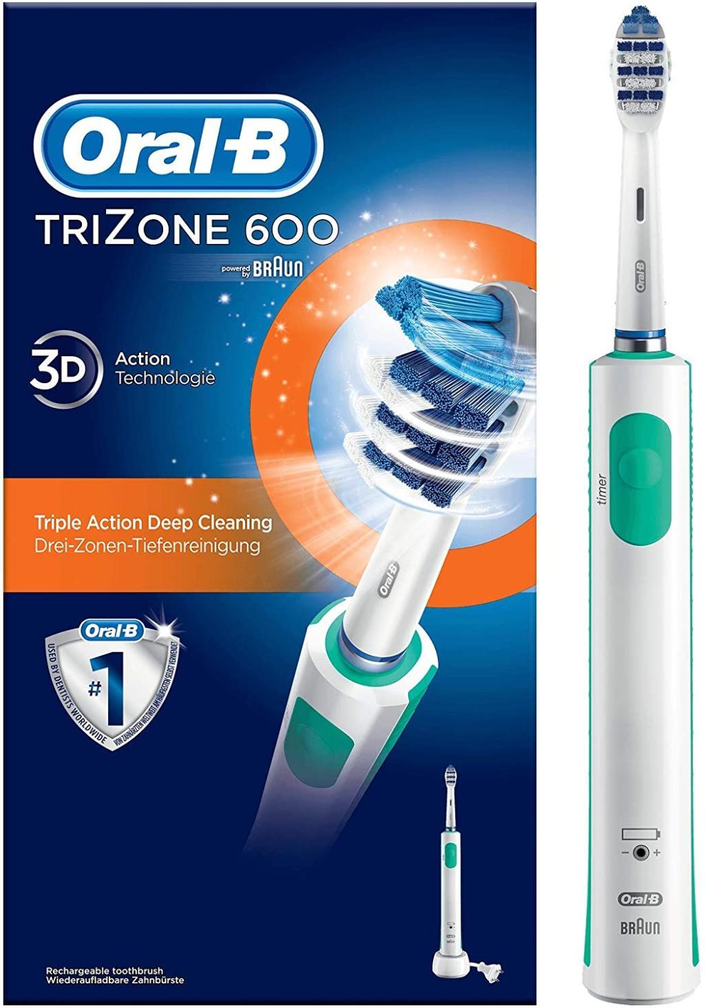 Cepillo Eléctrico Oral-B Trizone 600 - Aut. 28min, 8800osc/min