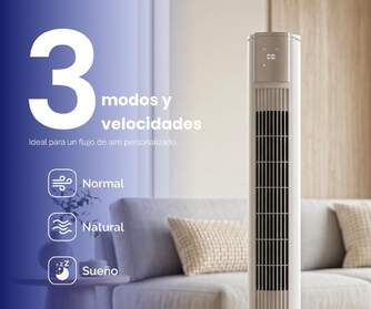 VENTILADOR TORRE ARTICA 45W 112 CM BCO