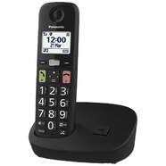 Tel&eacute;fono inal&aacute;mbrico Panasonic KX-TGU110EXB Negro - 100 direcciones, alarma, bloqueo llamadas
