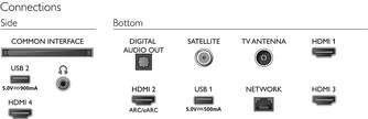 TV PHILIPS 43%%%quot; 43PUS8558 UHD GOOGLETV AMBILIGHT P5