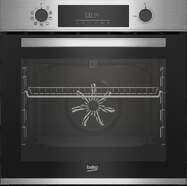 Horno Pirol&iacute;tico Beko BBIE12300XMP - 72 litros, Cocci&oacute;n asistida por ventilaci&oacute;n, Clase A, Inox