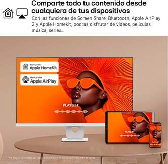MONITOR LG 32%%%quot; 32U721SA W 4K UHD SMART MONITOR HDR