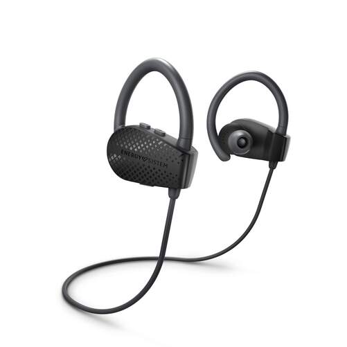 Auriculares Energy Sistem Sport1+ Dark, Bateria 8 h, Bluetooth 5,1, USB, Negro