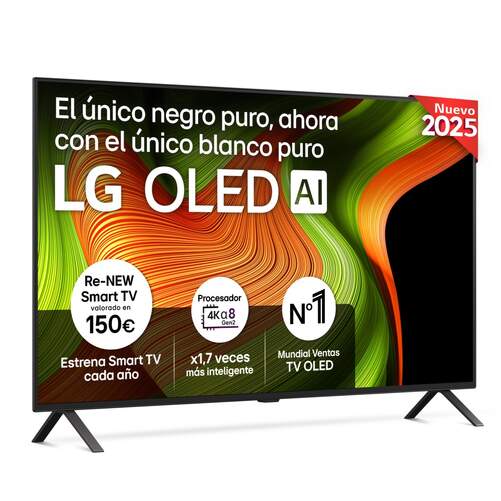 TV LG 55" OLED 55B56LA - 4K Ultra HD, Web OS 25, 120 Hz, 20 W RMS, HDR10