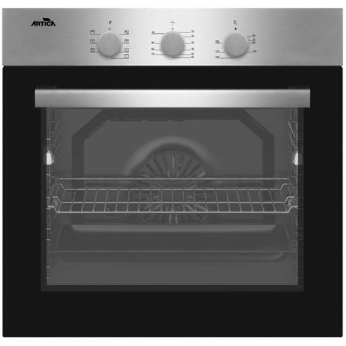 Horno Multifunción Artica AHB8204X - A, 80L, 7 Funciones, Temporizador, Guía telescópica, 3 Cristal