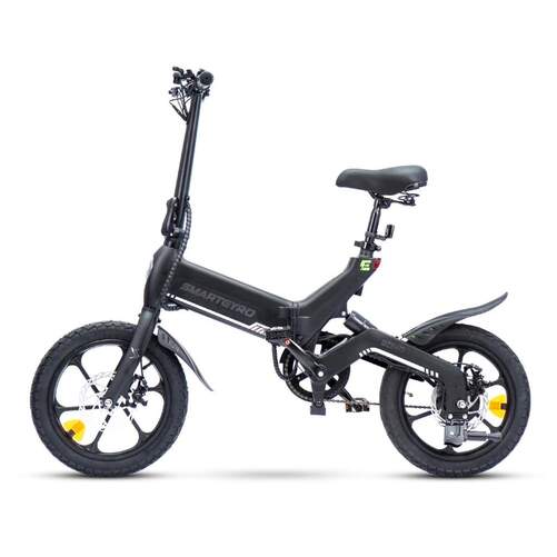 Bicicleta eléctrica SmartGyro Soho - 36 V, 10 Ah, 250 W, ruedas 16", 4 velocidades, freno disco