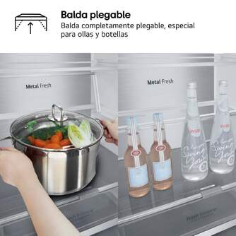 FRICOM. LG GBB92MBB3P 203x60x68 NF INOX