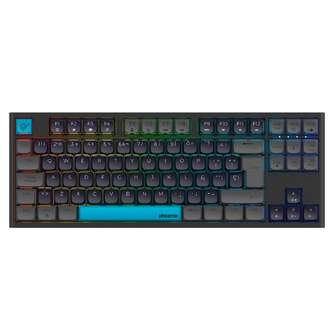 TECLADO PHOENIX ROYAL TKL MECANICO GAMING NEGRO