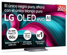 TV LG 65" OLED evo 65C54LA - 4K Ultra HD, 144 Hz, Dolby Digital/Atmos 20 W 2.0 canales, HDR10