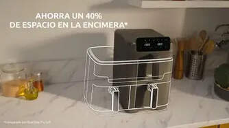 FREIDORA AIRE MOULINEX EZ7568 2700W 10L DOBLE VERT