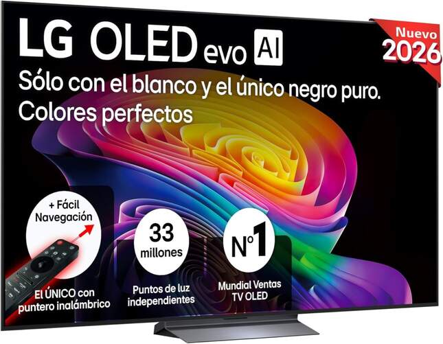 TV LG 83" OLED Evo 83C64LA - 4K a11 Gen3, 165 Hz, WebOS 26, Dolby Atmos 40W, HDR10