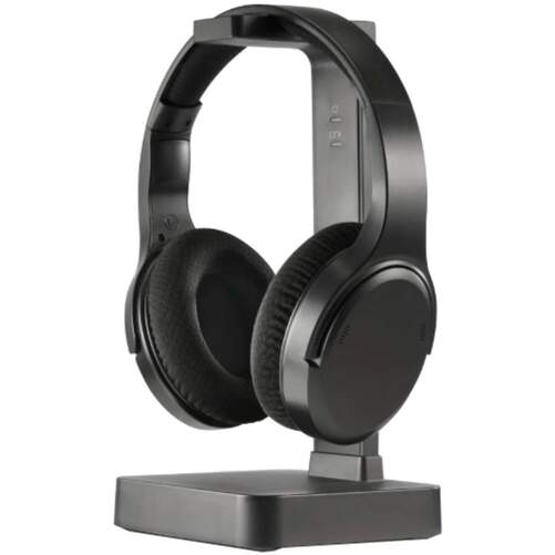 Auriculares Hama 00221848 - Diadema, negro, 2.4 GHz, Bluetooth 5.3, 10m alcance, incluye base carga