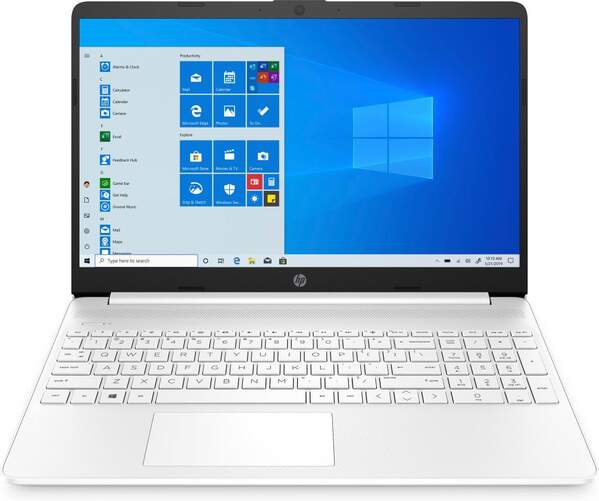 Ordenador Port&aacute;til HP 15s-eq2051ns Blanco - 15.6" Full HD, Ryzen 3 5300U 2,6Ghz, 8/256GB SSD, W11H