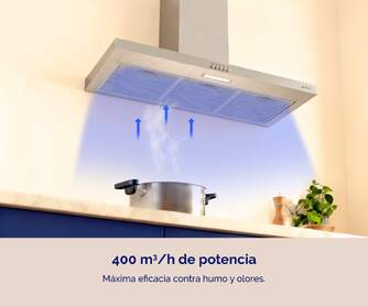 CAMPANA ARTICA ALINE60BI 60CM B INOX