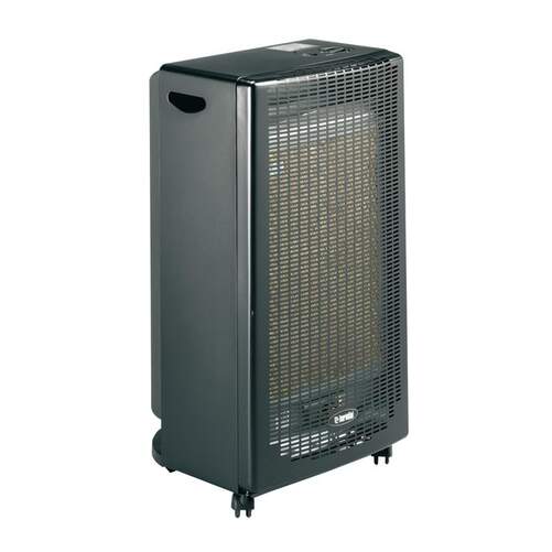 Estufa Gas Bartolini Primavera K 308 Catalítica - 2900W, 3 Potencias, Panel cerámico/aluminio platín