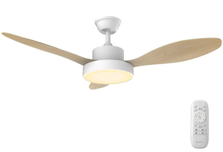 Ventilador techo Artica AVTECH36BM - Di&aacute;metro  119 cm, 6 Velocidades, 36W, Control Remoto, 45dB
