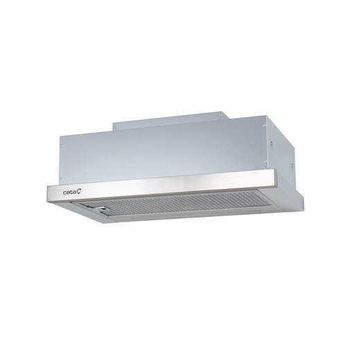 Campana Extraíble Cata TFH 6630 X - Clase +, 60cm, 575m3/h, 5 Velocidades, 63dB, Acero inox