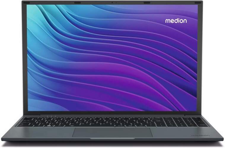 Portátil Medion MD62604 ES - Intel i7-1255U, 16GB RAM, SSD 1TB, 16", Intel IRIS Xe Graphics, W11